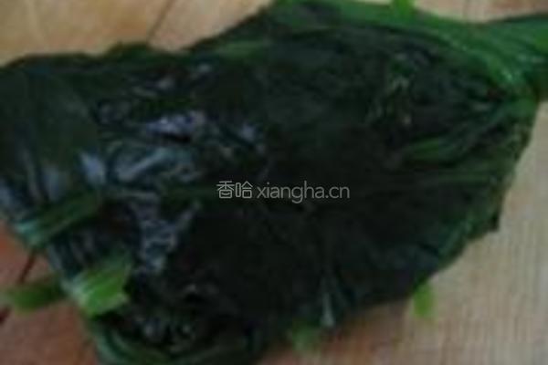 香煎菠菜饭团的做法图解6