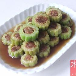 煎酿苦瓜的做法[图]