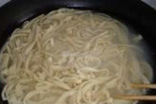 香椿麻汁凉拌面的做法图解8