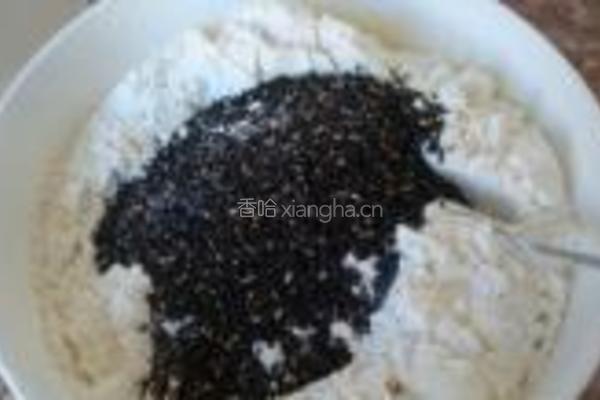 芝麻卡通小饼干的做法图解3