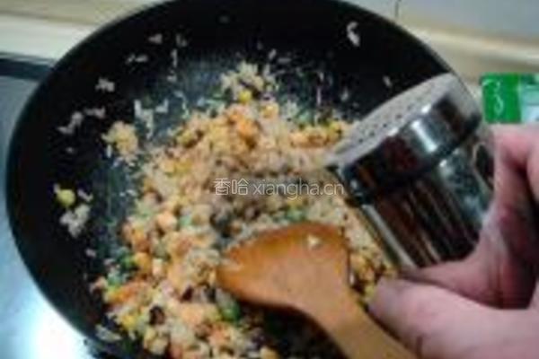 烤鸡焗饭披萨的做法图解6