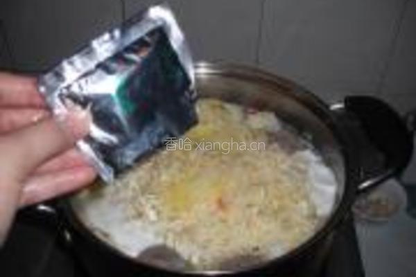 娃娃菜牛肉丸方便面的做法图解9