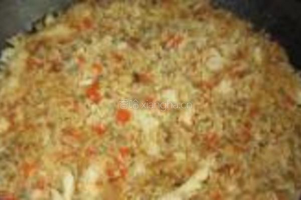 咖喱海鲜炒饭的做法图解11