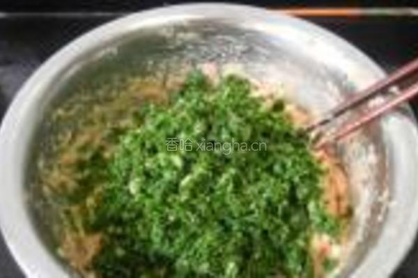 蛋皮荠菜大馄饨的做法图解10
