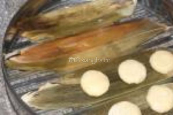 豆沙糯米果的做法图解7