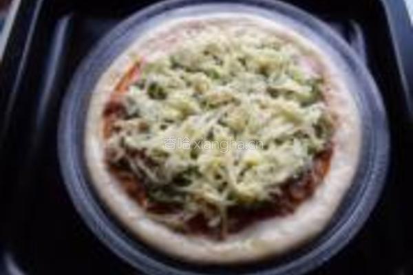 金枪鱼火腿pizz的做法图解12