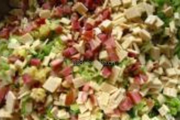 南瓜腊肉蒸包的做法图解7