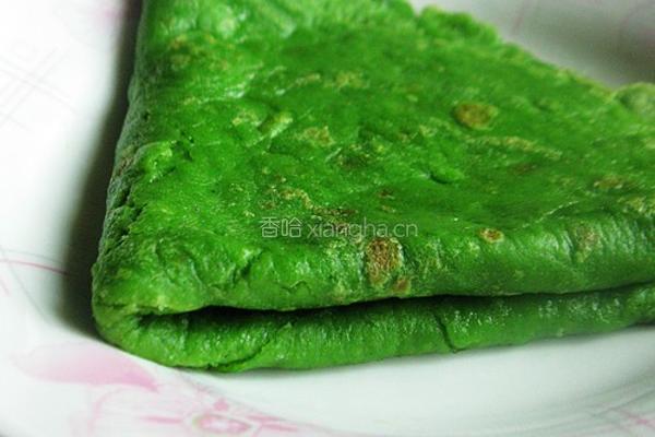 菠菜煎饼