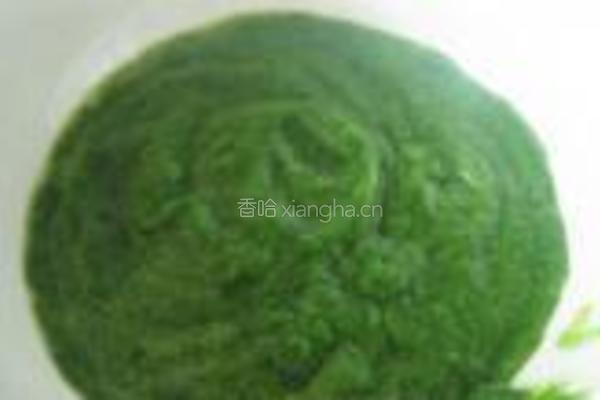 菠菜煎饼的做法图解2