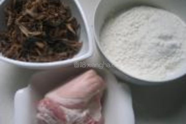 梅干菜肉饼的做法图解1
