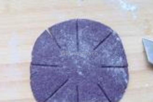 黑米豆沙菊花包的做法图解6