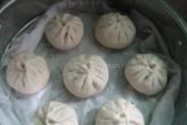 野香芥菜肉包的做法图解14