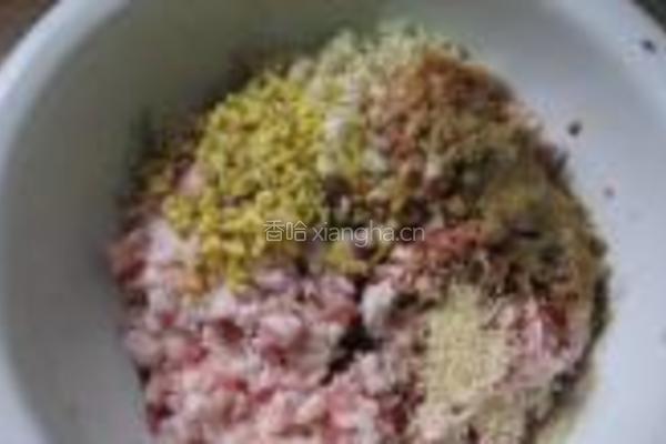 野香芥菜肉包的做法图解3
