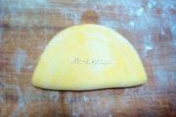 南瓜双桃馒头的做法图解5