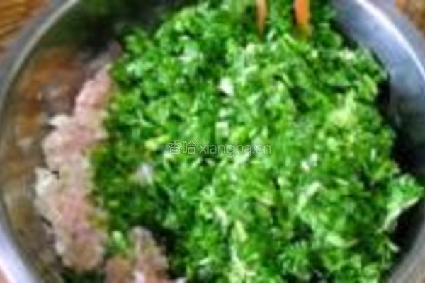 酥皮荠菜馅饼的做法图解5