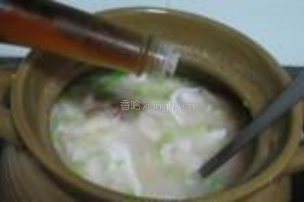 鲜鱿砂锅粥的做法图解9