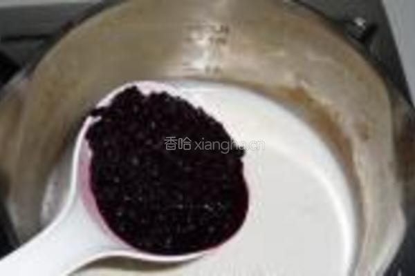 黑米椰奶棒冰的做法图解5