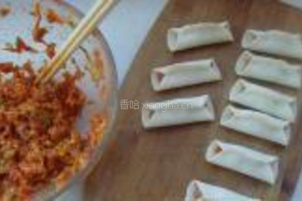 辣白菜锅贴的做法图解7