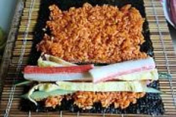 韩式紫菜包饭的做法图解11