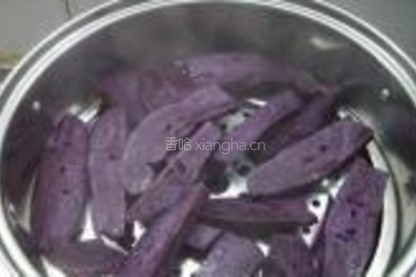 紫薯花的做法图解1