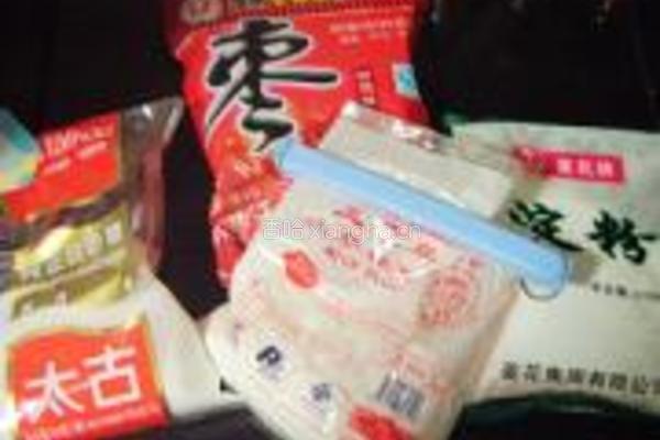 蜜枣钵仔糕的做法图解1