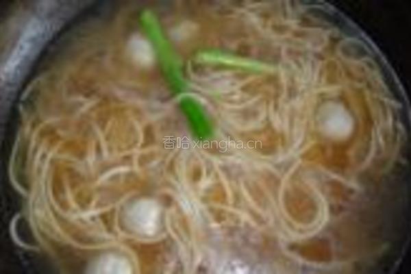 鱼丸海鲜面的做法图解8