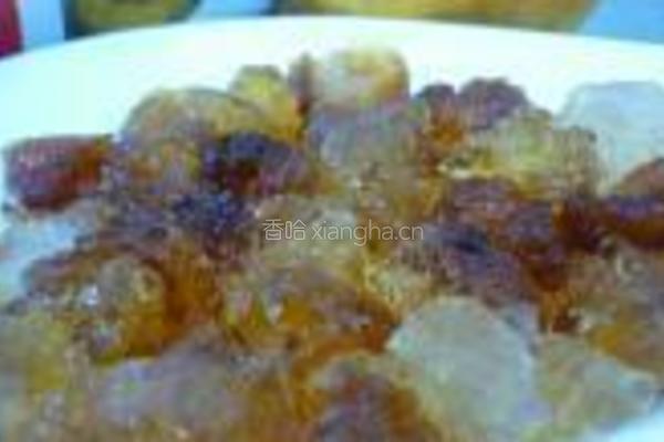 琥珀桃油木瓜的做法图解2