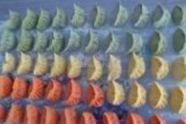三色双菇鲈鱼饺子的做法图解13