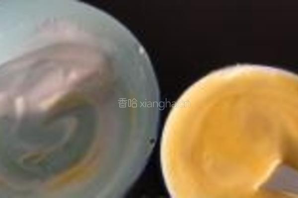 千页纹黄桃蛋糕卷的做法图解6