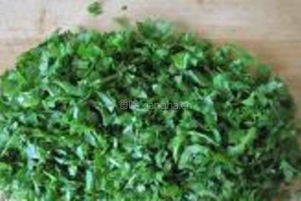 荠菜煎饼的做法图解2