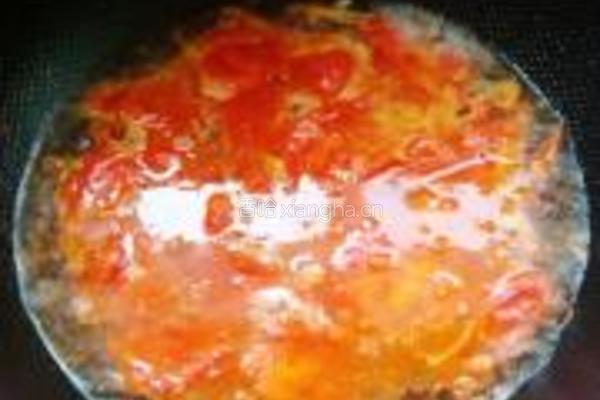 番茄鸡蛋烩饼的做法图解7
