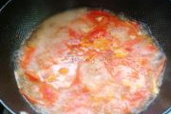 番茄鸡蛋烩饼的做法图解8