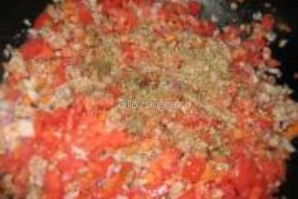 番茄肉酱意面的做法图解5