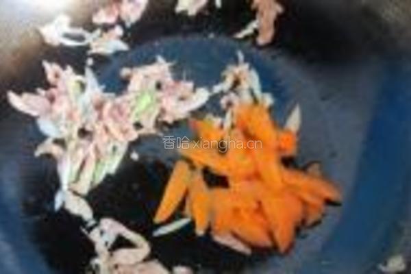青菜肉丝炒面的做法图解7