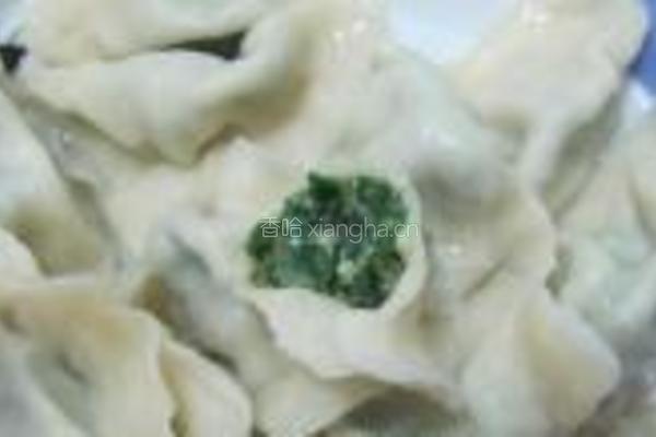 荠菜素饺子的做法图解10