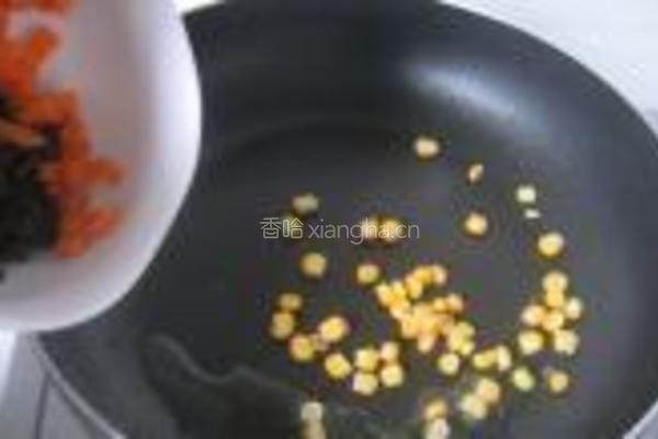 榨菜蛋炒饭的做法图解4