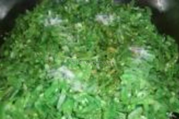 豆角鸡蛋打卤面的做法图解7