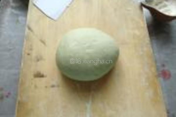 抹茶豆沙包的做法图解7