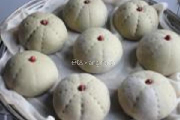 抹茶豆沙包的做法图解17