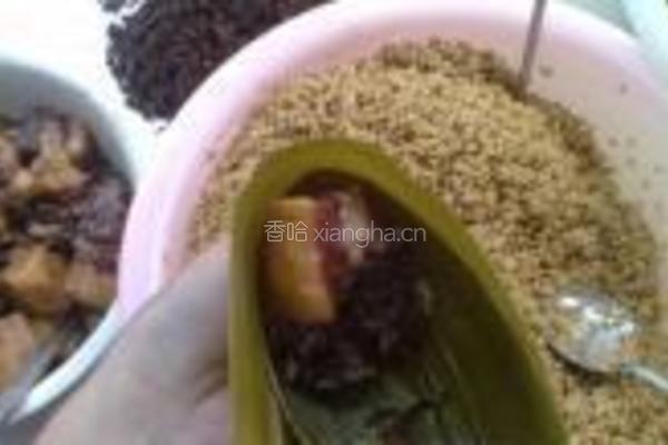 梅干菜大肉粽的做法图解5