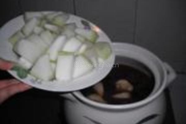 荷香冬瓜煲鸭粥的做法图解15