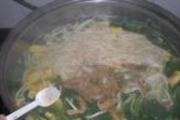 菠菜鸡蛋面的做法图解14