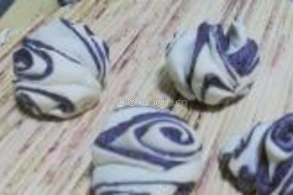 黑米双色花卷的做法图解14