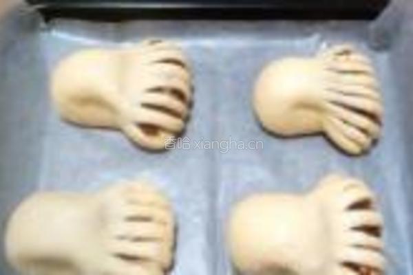 佛手豆沙面包的做法图解11