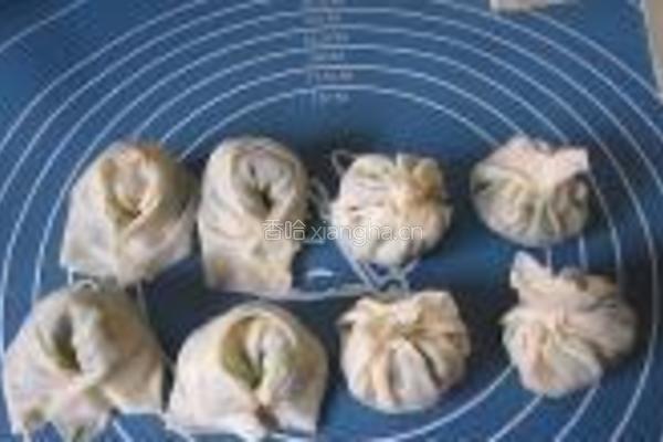 荠菜鸡蛋云吞的做法图解10