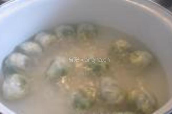 荠菜鸡蛋云吞的做法图解11