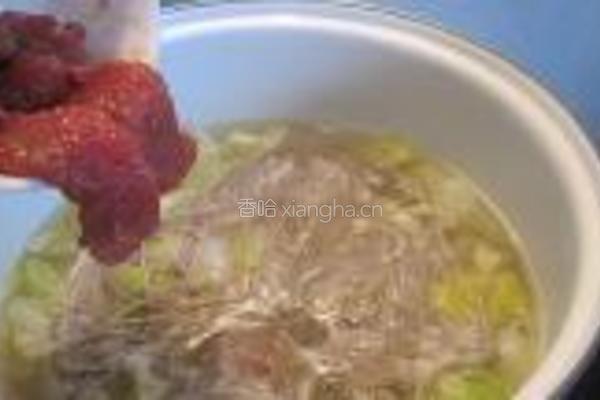 生菜牛肉芥麦面的做法图解5