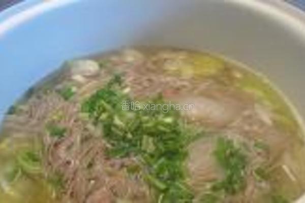 生菜牛肉芥麦面的做法图解8