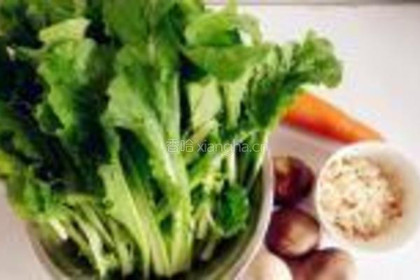 香菇小白菜素盒子的做法图解2