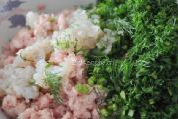 茴香猪肉饺的做法图解4